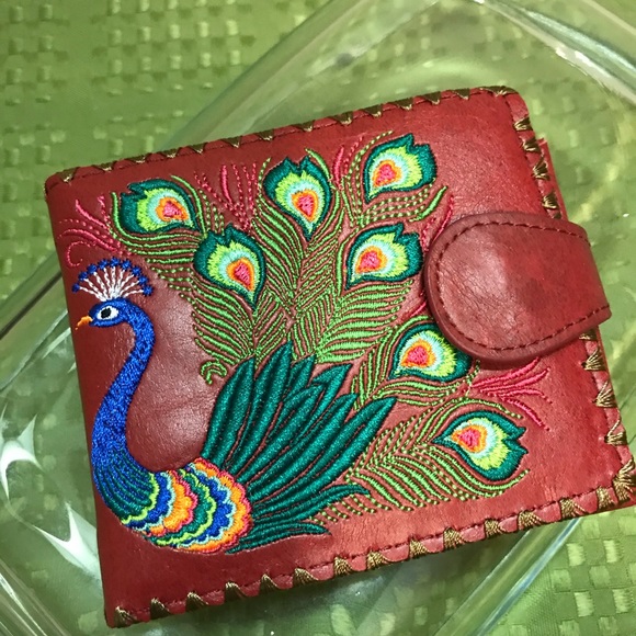 peacock wallet